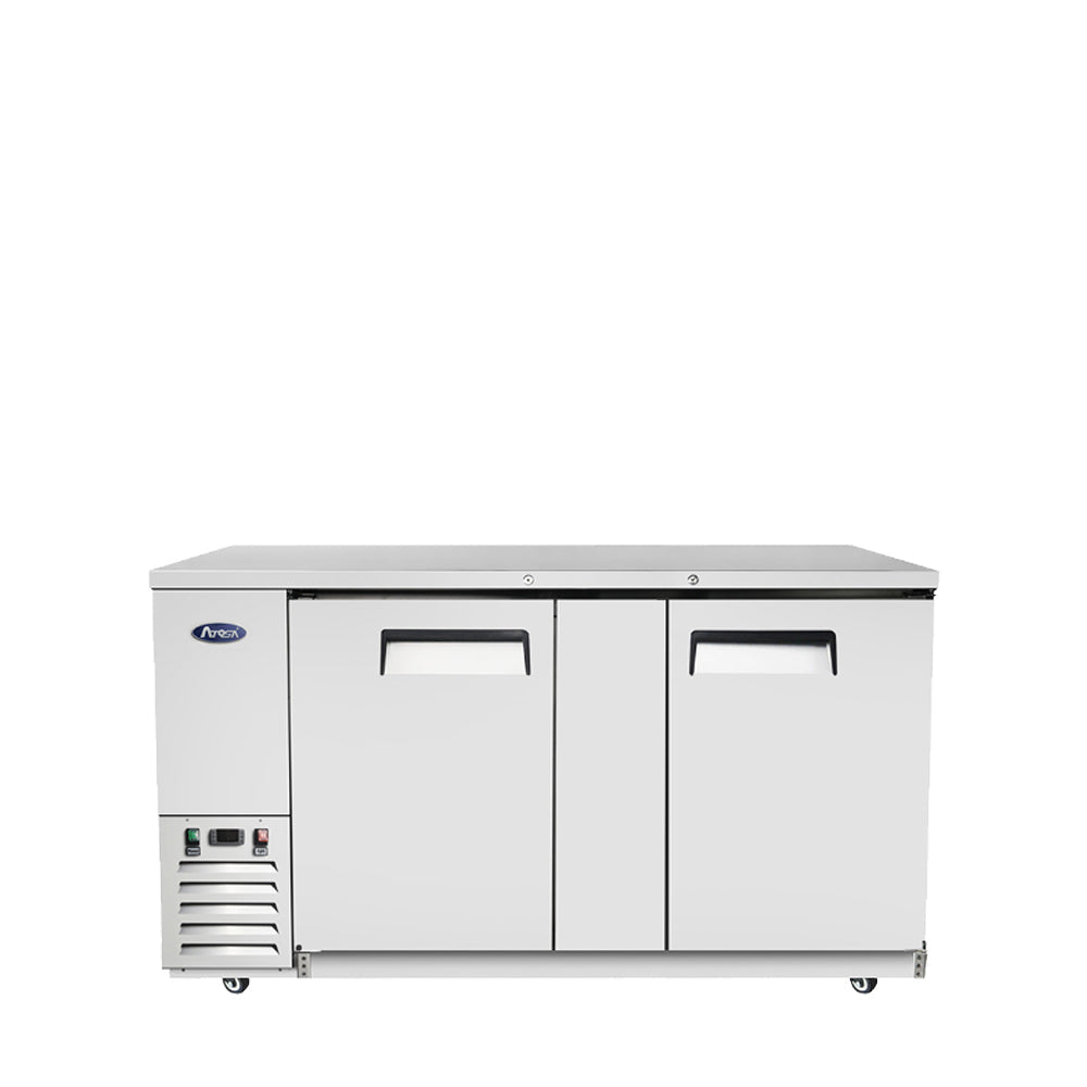 Atosa MBB69GR 69" Back Bar Cooler, 21.5 Cu. Ft.