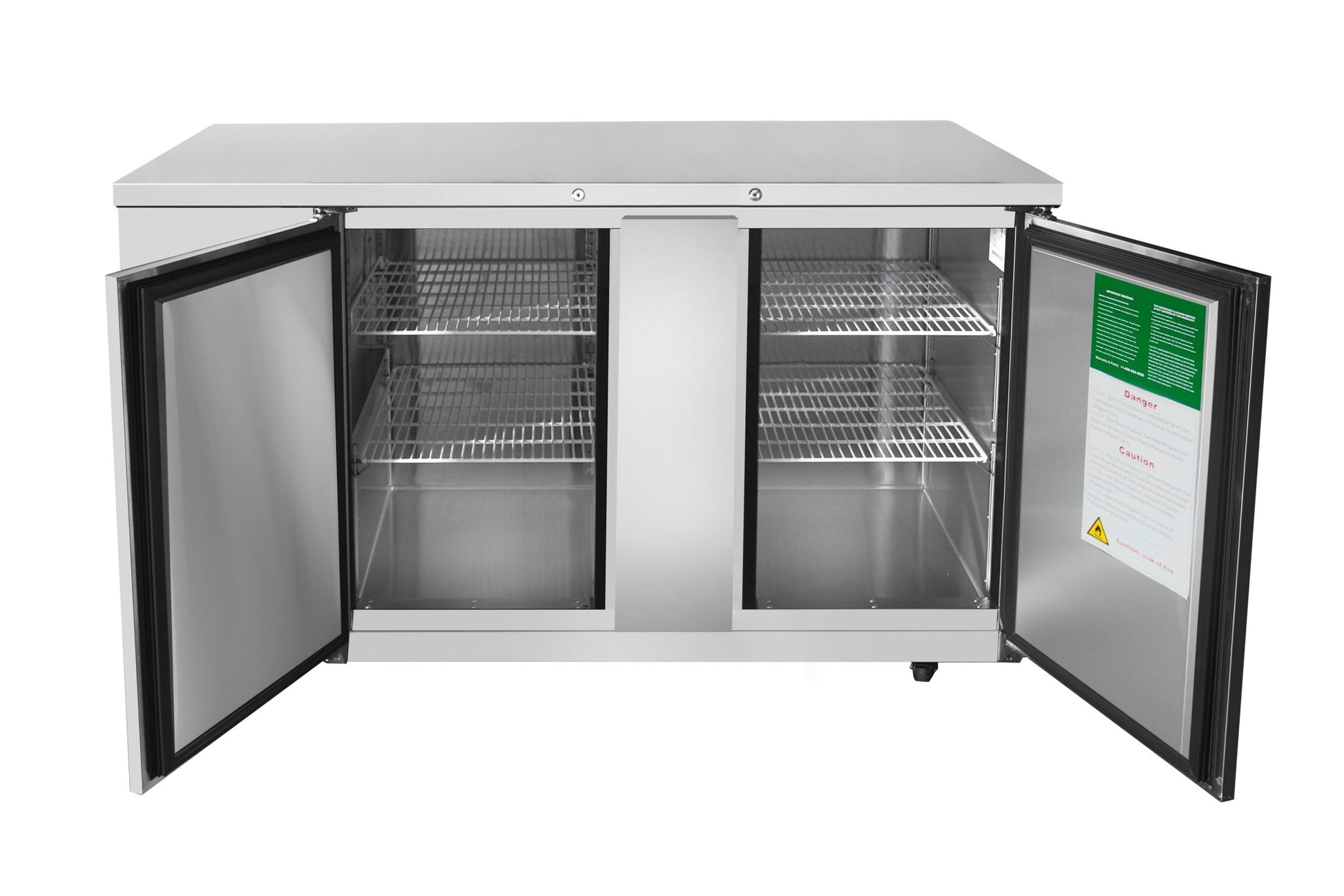 ATOSA MBB69GR 69 Inch Back Bar Cooler - Stainless Steel