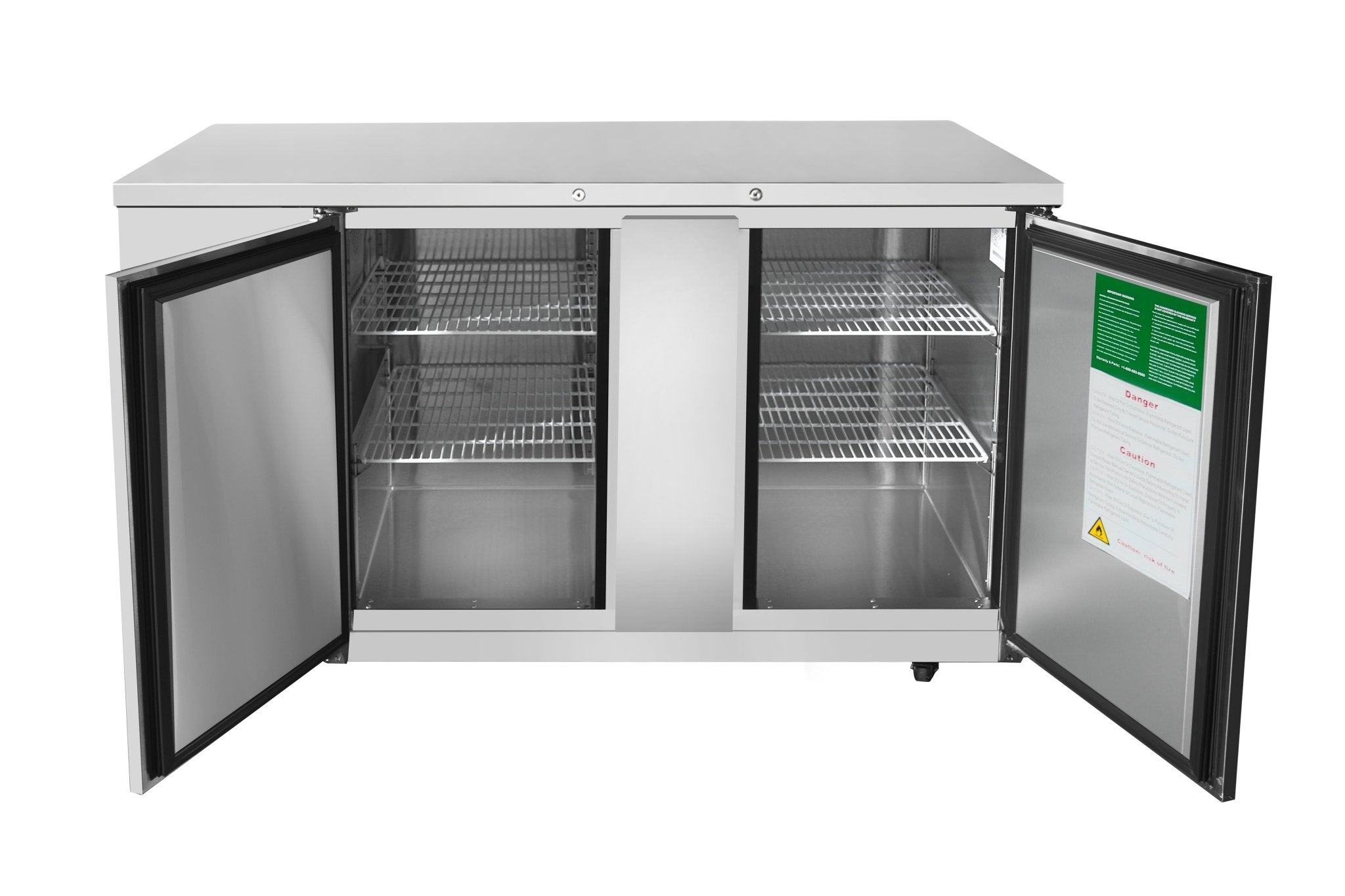 ATOSA MBB69GR 69 Inch Back Bar Cooler - Stainless Steel