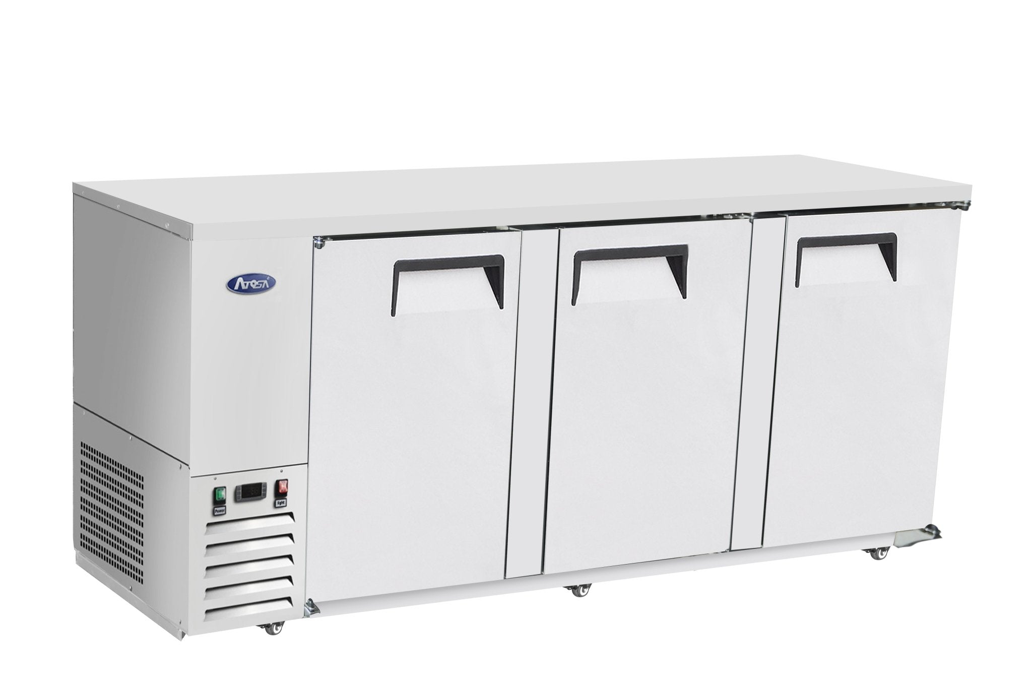 ATOSA MBB90GR 90 Inch (228.6 cm) Back Bar Cooler - Stainless Steel