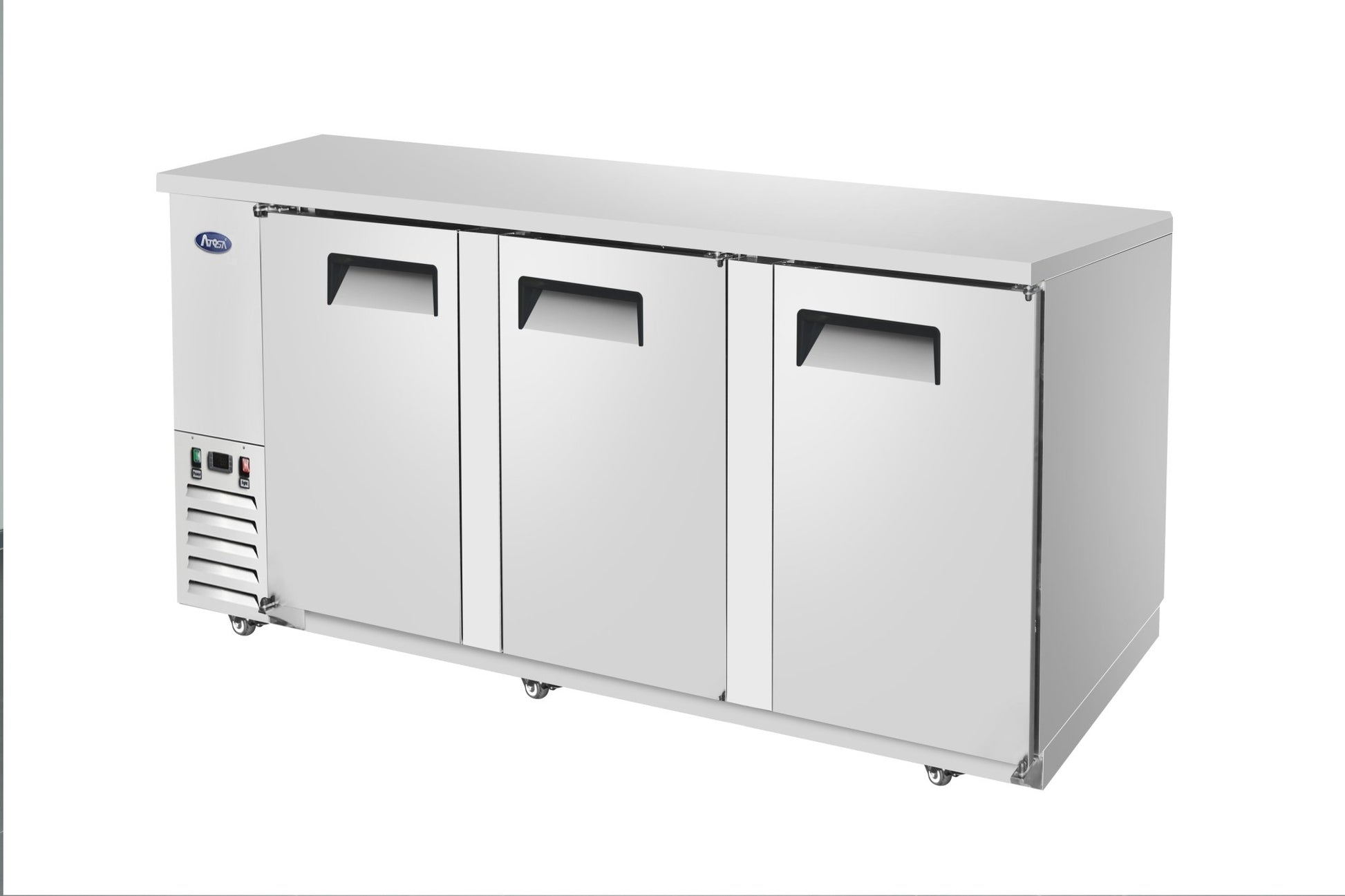 ATOSA MBB90GR 90 Inch (228.6 cm) Back Bar Cooler - Stainless Steel