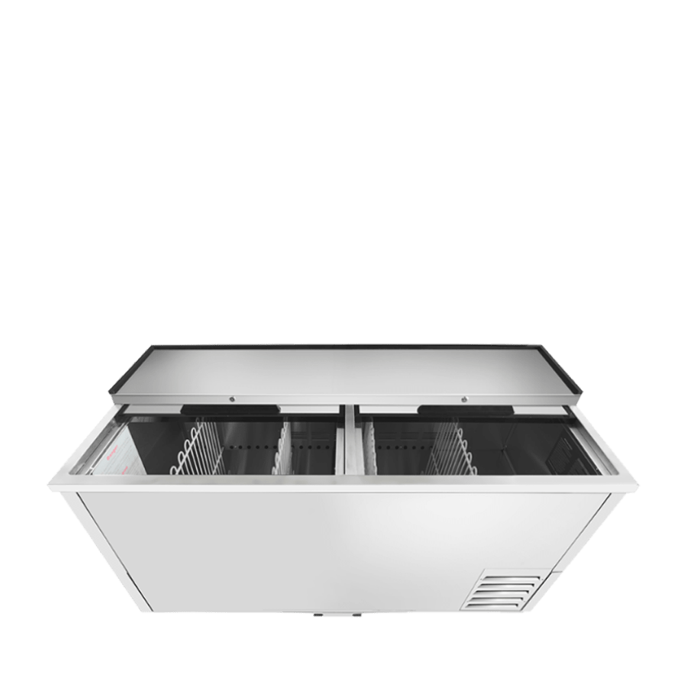 Atosa MBC65GR 65" Horizontal Bottle Cooler, 16.4 Cu. Ft.