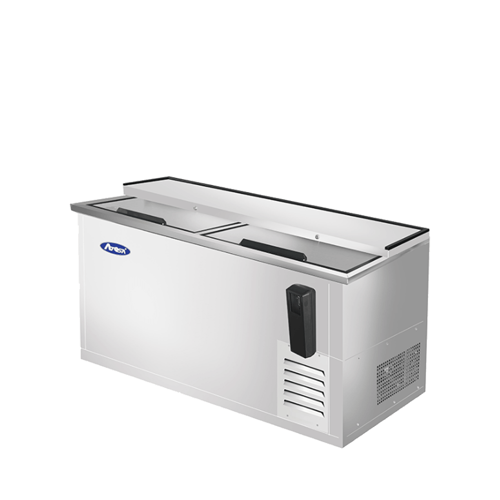 Atosa MBC65GR 65" Horizontal Bottle Cooler, 16.4 Cu. Ft.