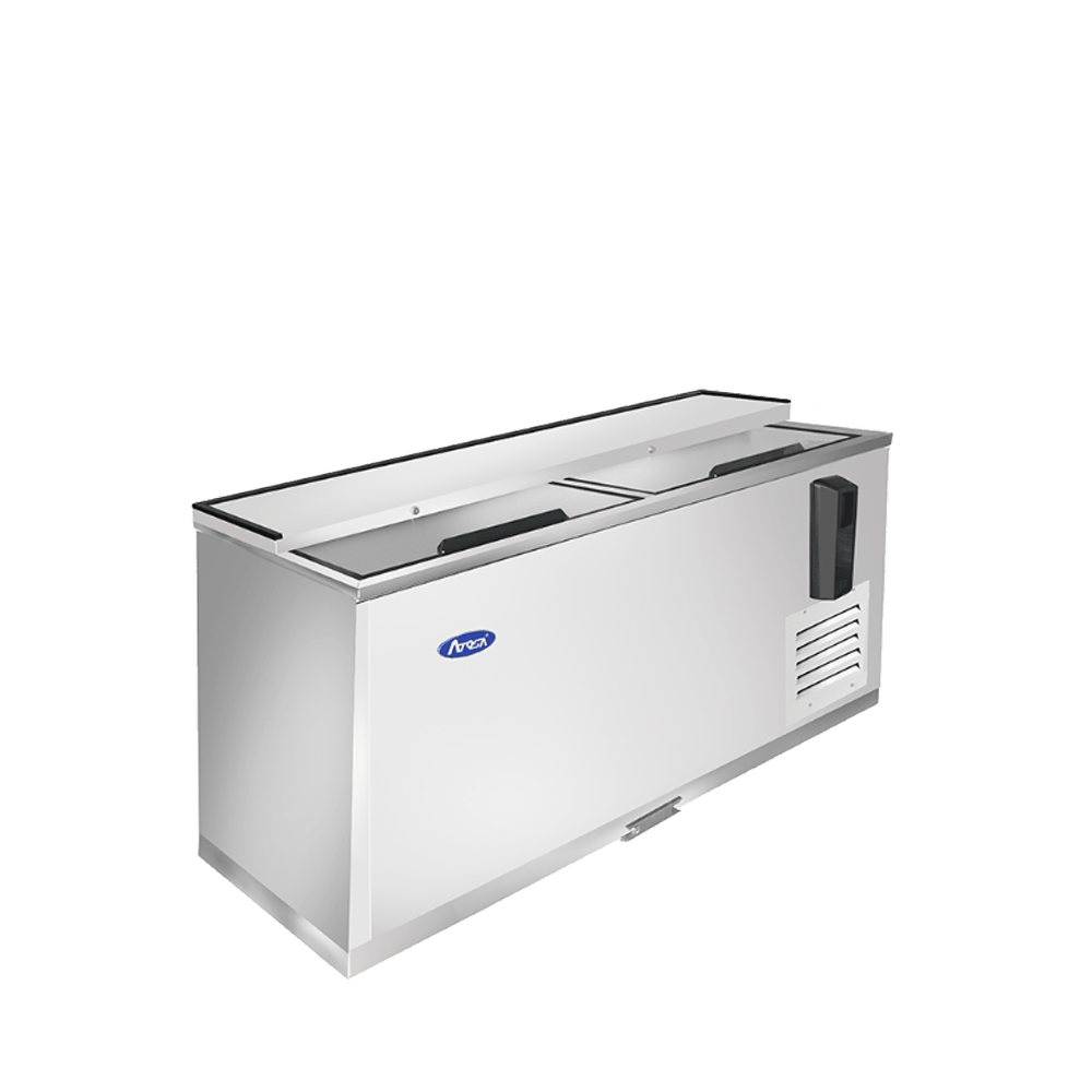 Atosa MBC65GR 65" Horizontal Bottle Cooler, 16.4 Cu. Ft.