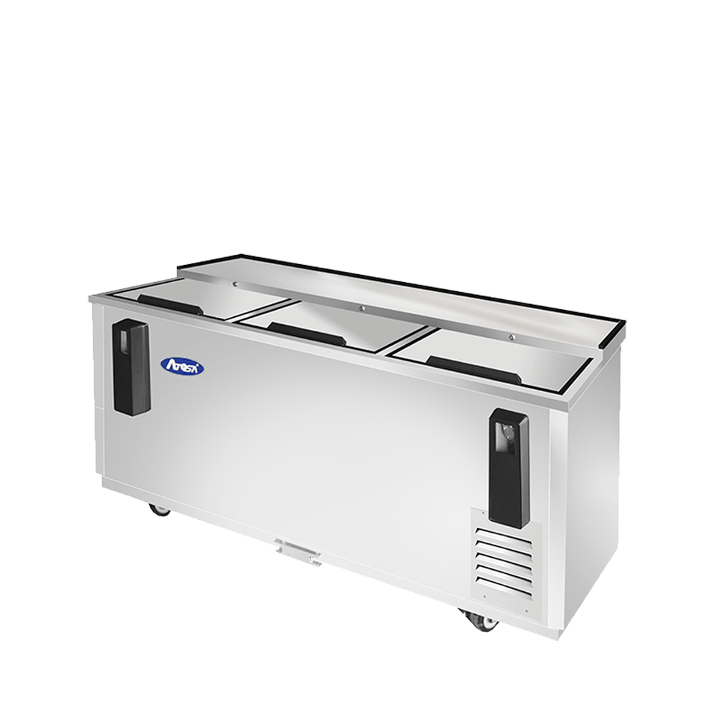 Atosa MBC80GR 80" Horizontal Bottle Cooler, 21.2 Cu. Ft.