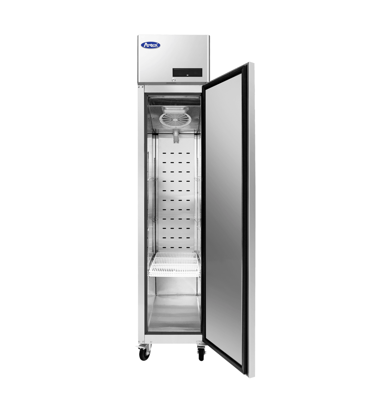 Atosa MBF15RSGR 18" Top Mount 1-Door Reach-In Refrigerator, 13 Cu. Ft.