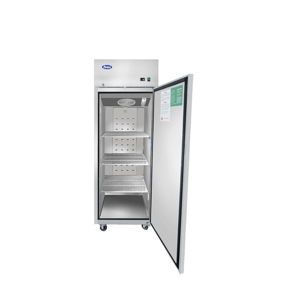 Atosa MBF8001GR 29" Top Mount 1-Door Reach-In Freezer, 21.4 Cu. Ft.