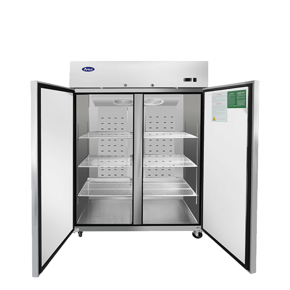 Atosa MBF8002GR 52" Top Mount 2-Door Reach-In Freezer, 43.2 Cu. Ft.