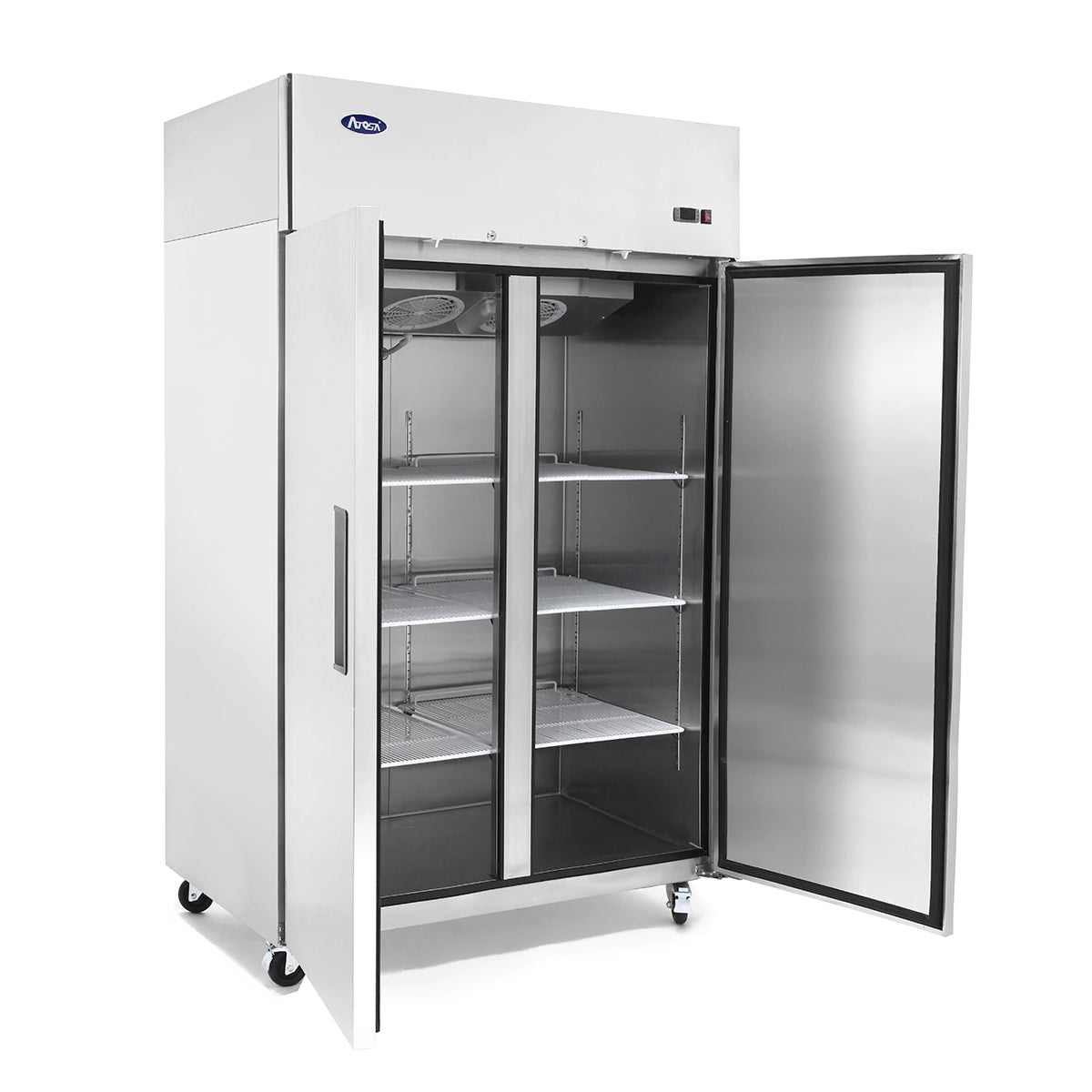 Atosa MBF8005GR 52" Top Mount 2-Door Reach-In Refrigerator, 43.2 Cu. Ft.