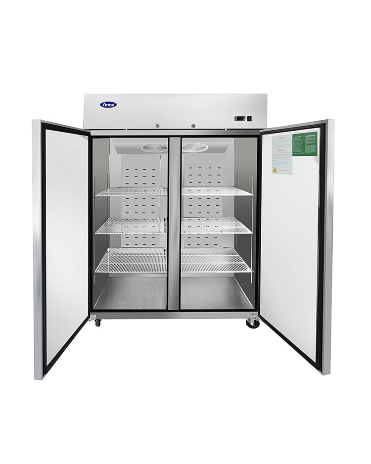 Atosa MBF8005GR 52" Top Mount 2-Door Reach-In Refrigerator, 43.2 Cu. Ft.
