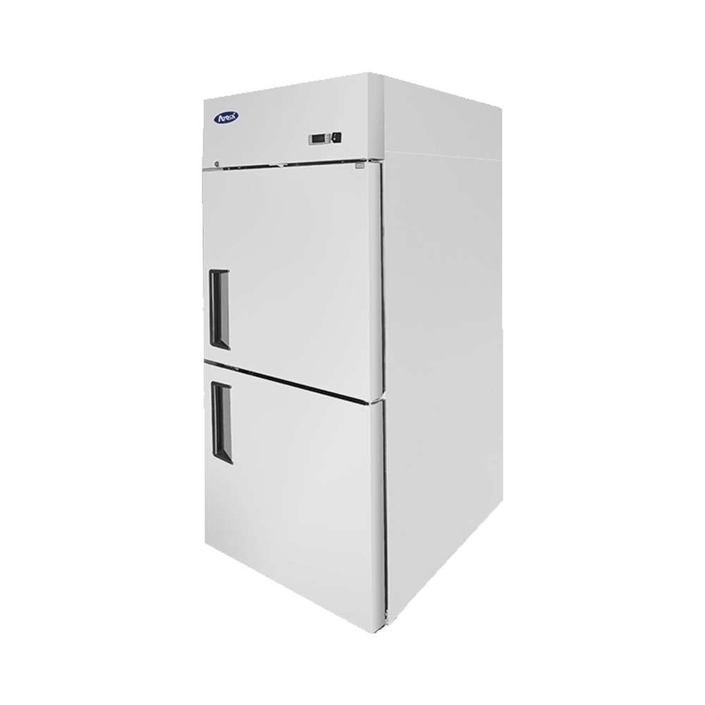 Atosa MBF8007GR 29" Top Mount 2 Divided Door Reach-In Freezer, 21.4 Cu. Ft.