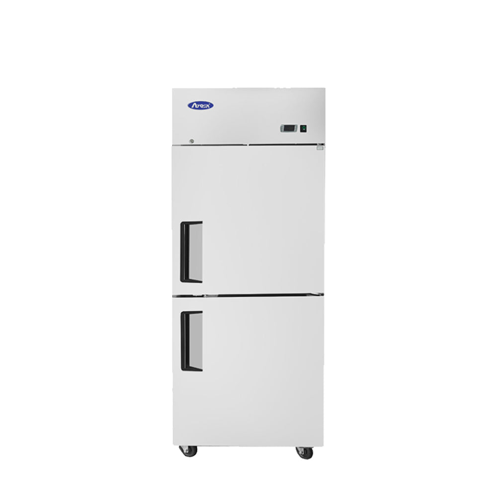 Atosa MBF8007GR 29" Top Mount 2 Divided Door Reach-In Freezer, 21.4 Cu. Ft.