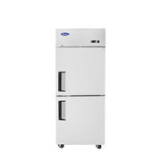 Atosa MBF8007GR 29" Top Mount 2 Divided Door Reach-In Freezer, 21.4 Cu. Ft.