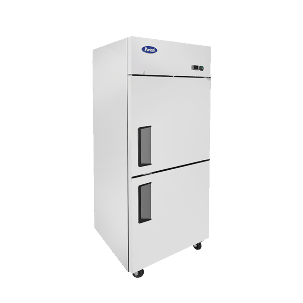 Atosa MBF8007GR 29" Top Mount 2 Divided Door Reach-In Freezer, 21.4 Cu. Ft.