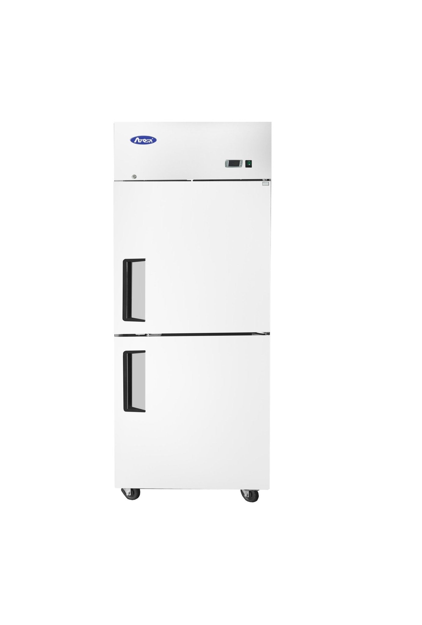 ATOSA MBF8007GR Top Mount 2 Half Door Freezer - Right Hinged