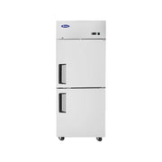 ATOSA MBF8010GR Top Mount Two Half Door Refrigerator - Right Hinged