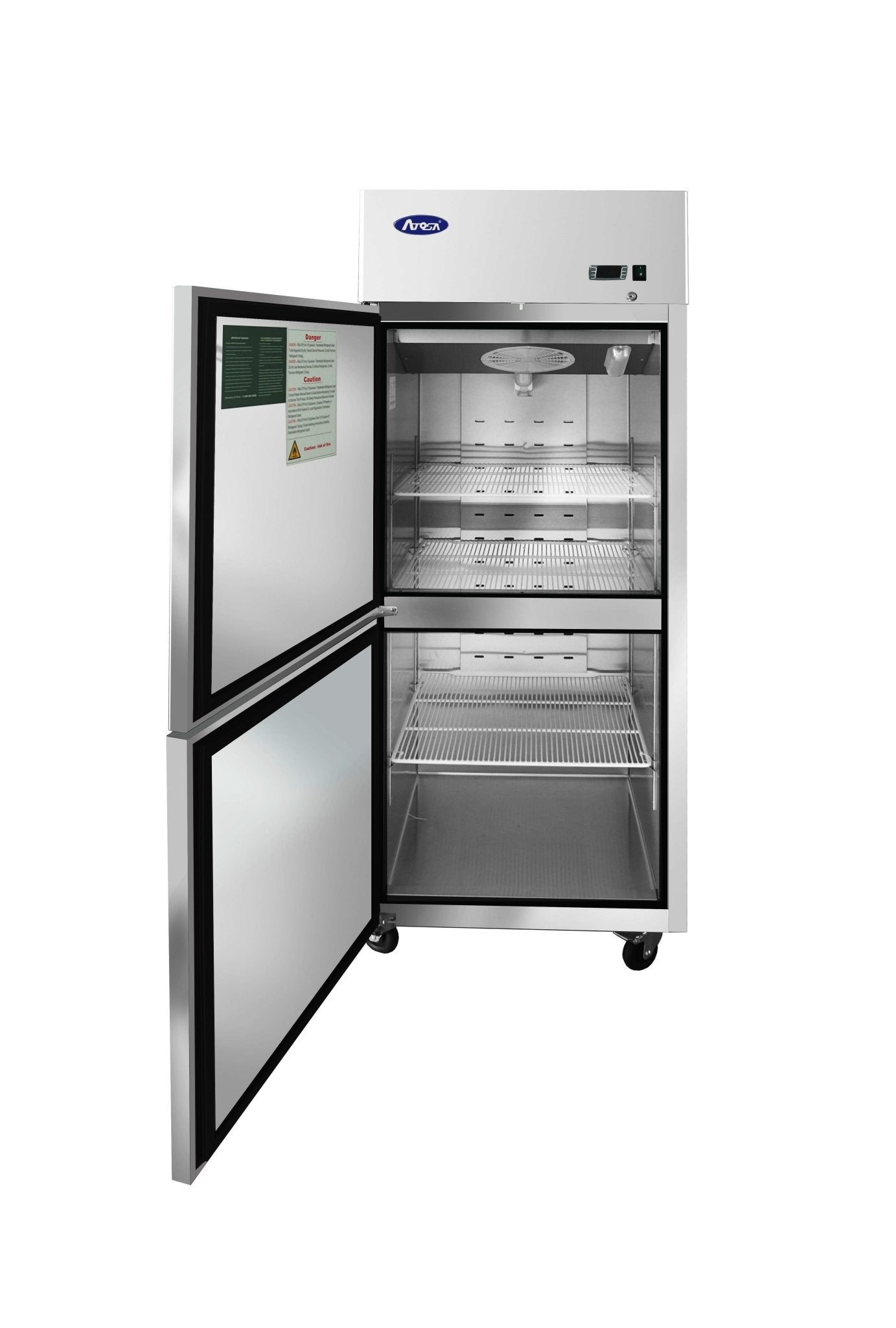 ATOSA MBF8010GRL Top Mount 2 Half Doors Refrigerator - Left Hinged