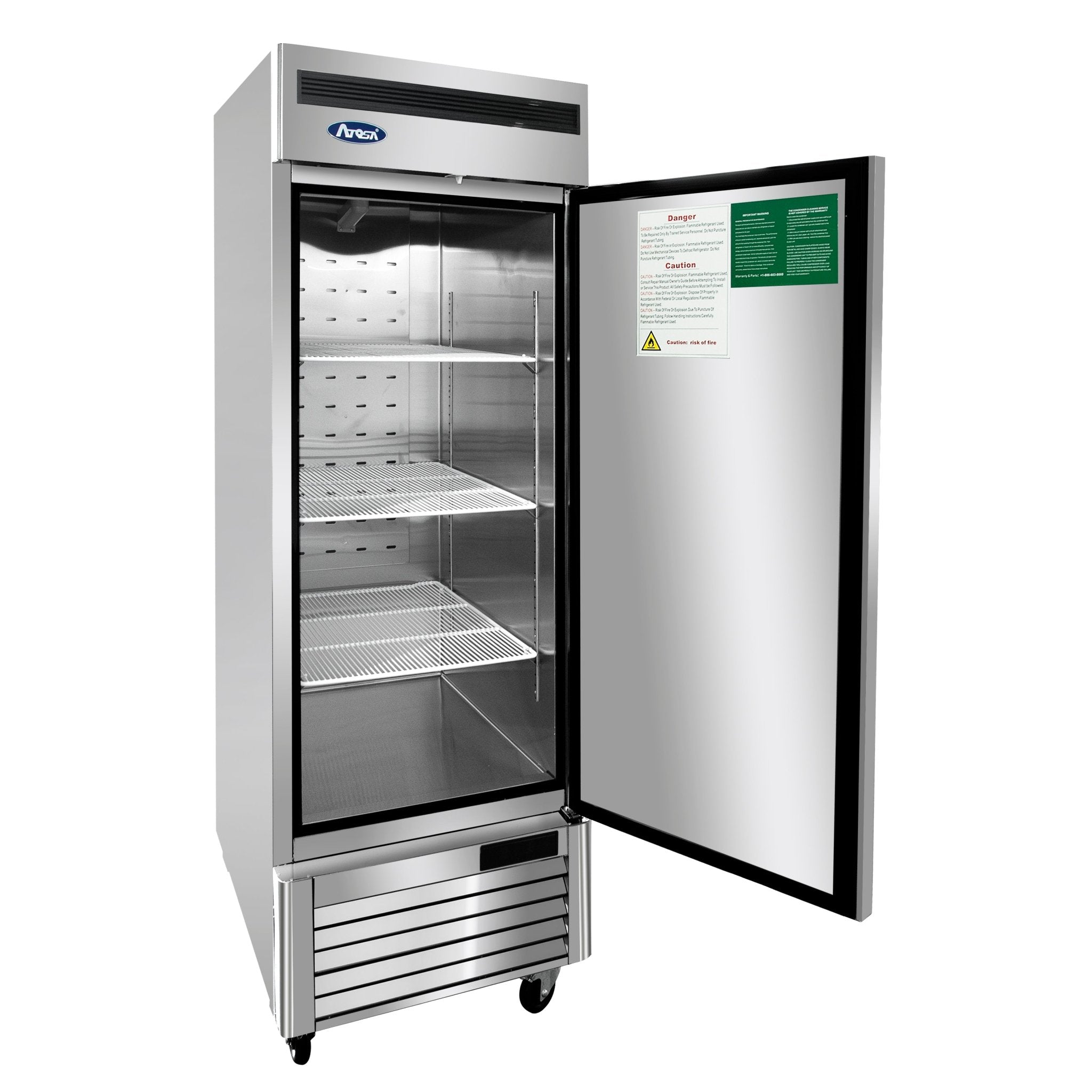 ATOSA MBF8501GR - Reach In Freezer - Single Door - Bottom Mount, 19.1 cu ft