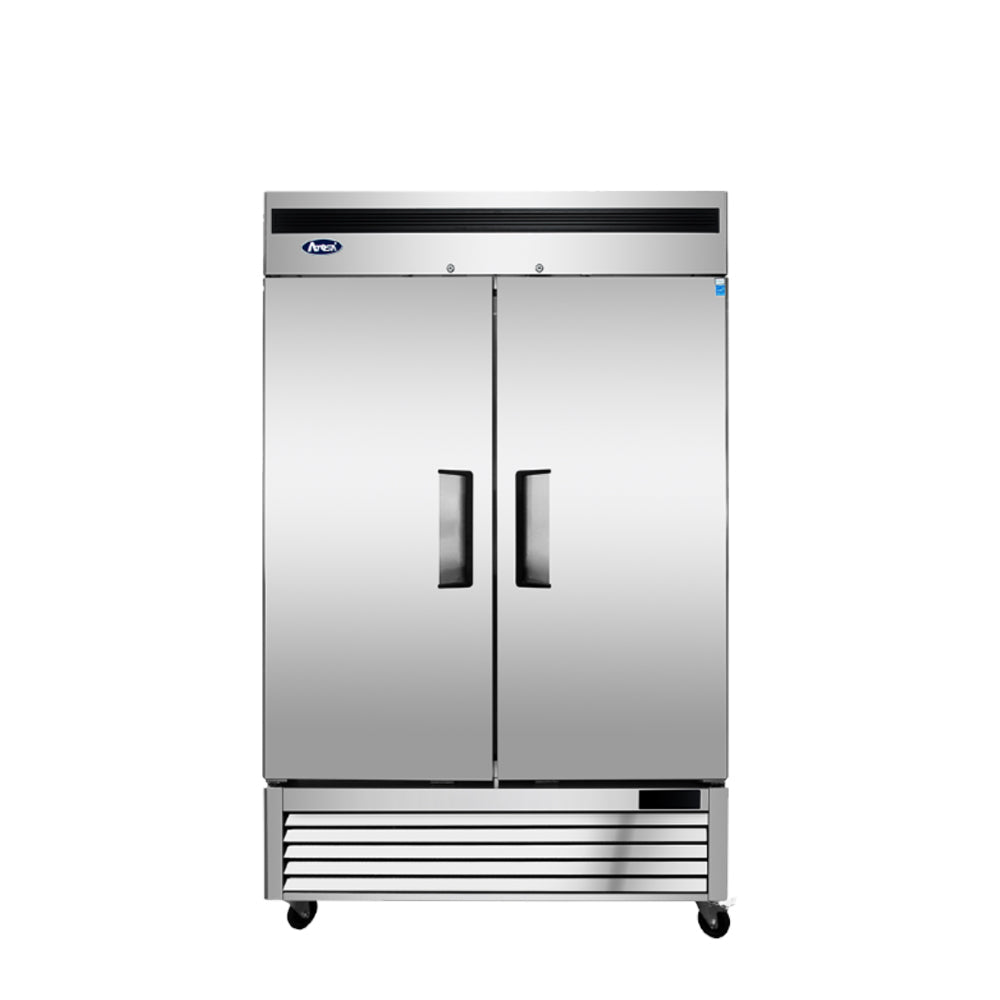 Atosa MBF8503GR 54" Bottom Mount 2-Door Reach-In Freezer, 43.8 Cu. Ft.