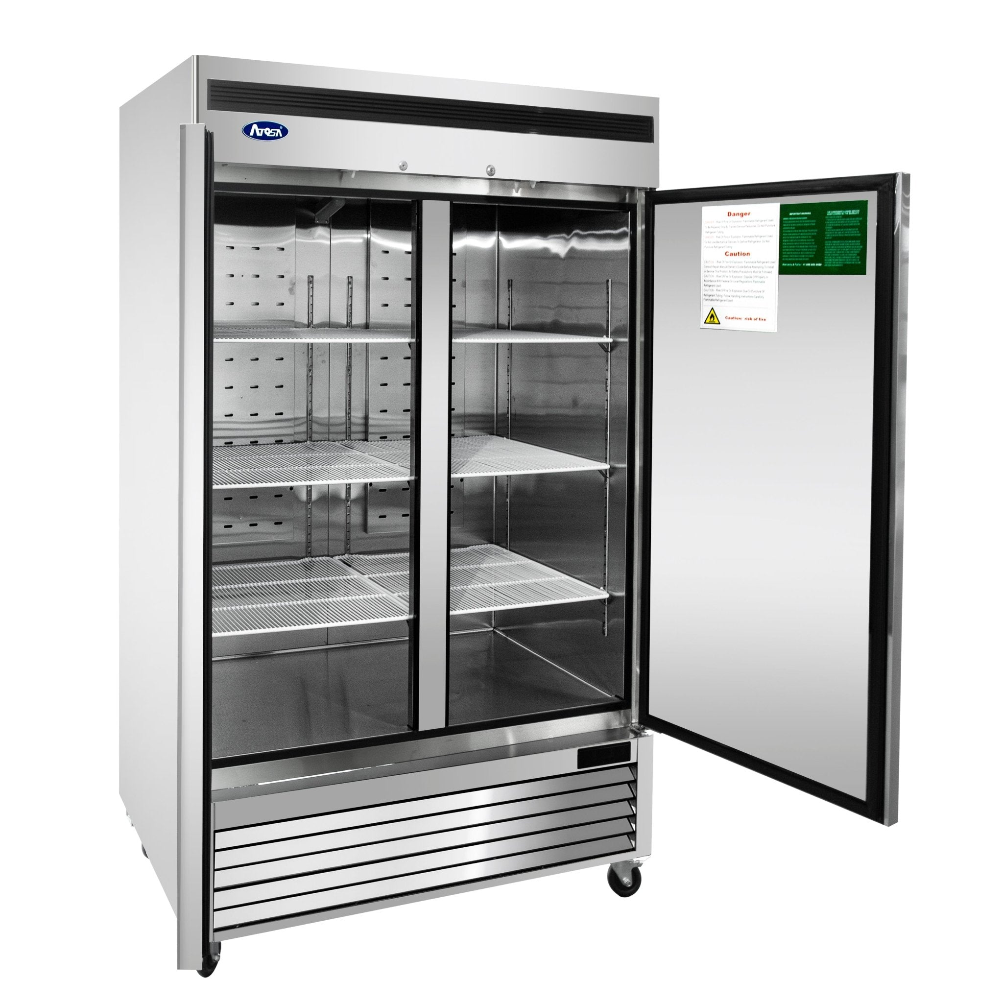 Atosa MBF8503GR Bottom Mount Two - Door Reach - In Freezer – 43.8 cu. ft.
