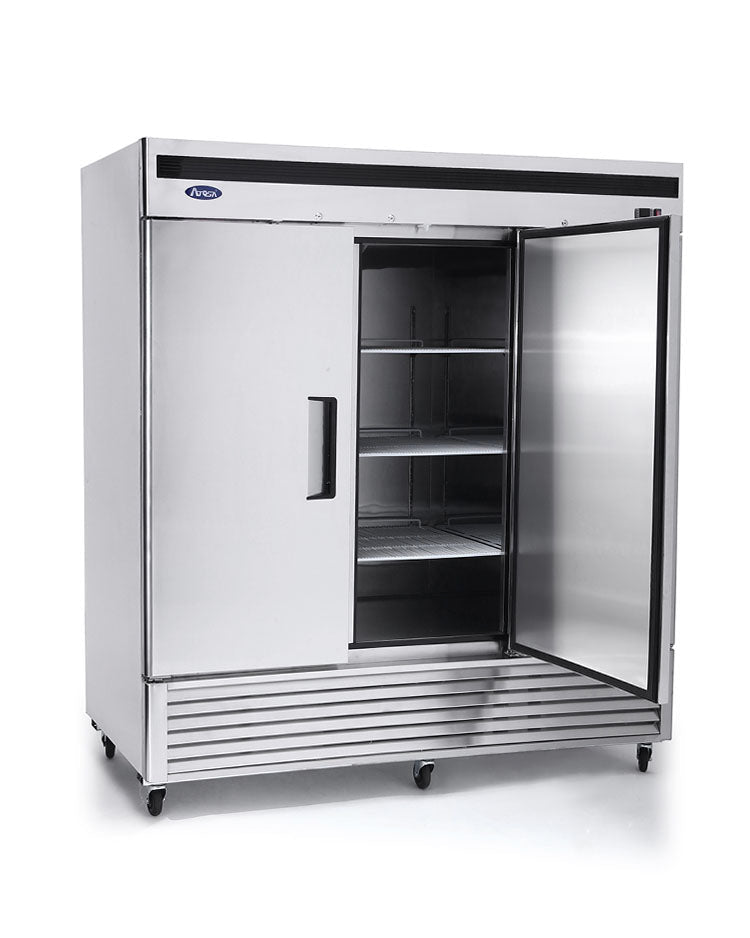 Atosa MBF8504GR 82" Bottom Mount 3-Door Reach-In Freezer, 68 Cu. Ft.