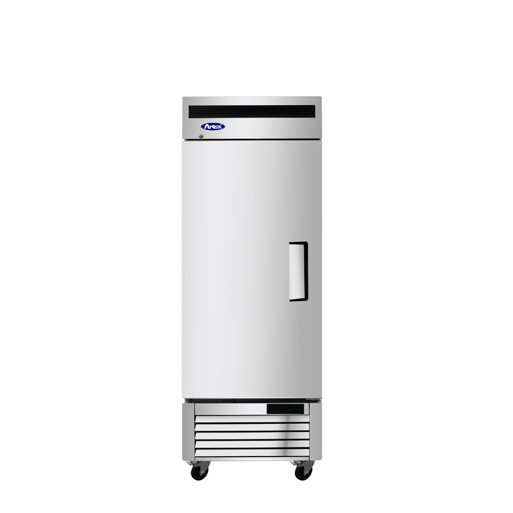 Atosa MBF8505GRL 27" Bottom Mount 1-Door Reach-In Refrigerator, Left-Hand Hinge, 19.1 Cu. Ft.