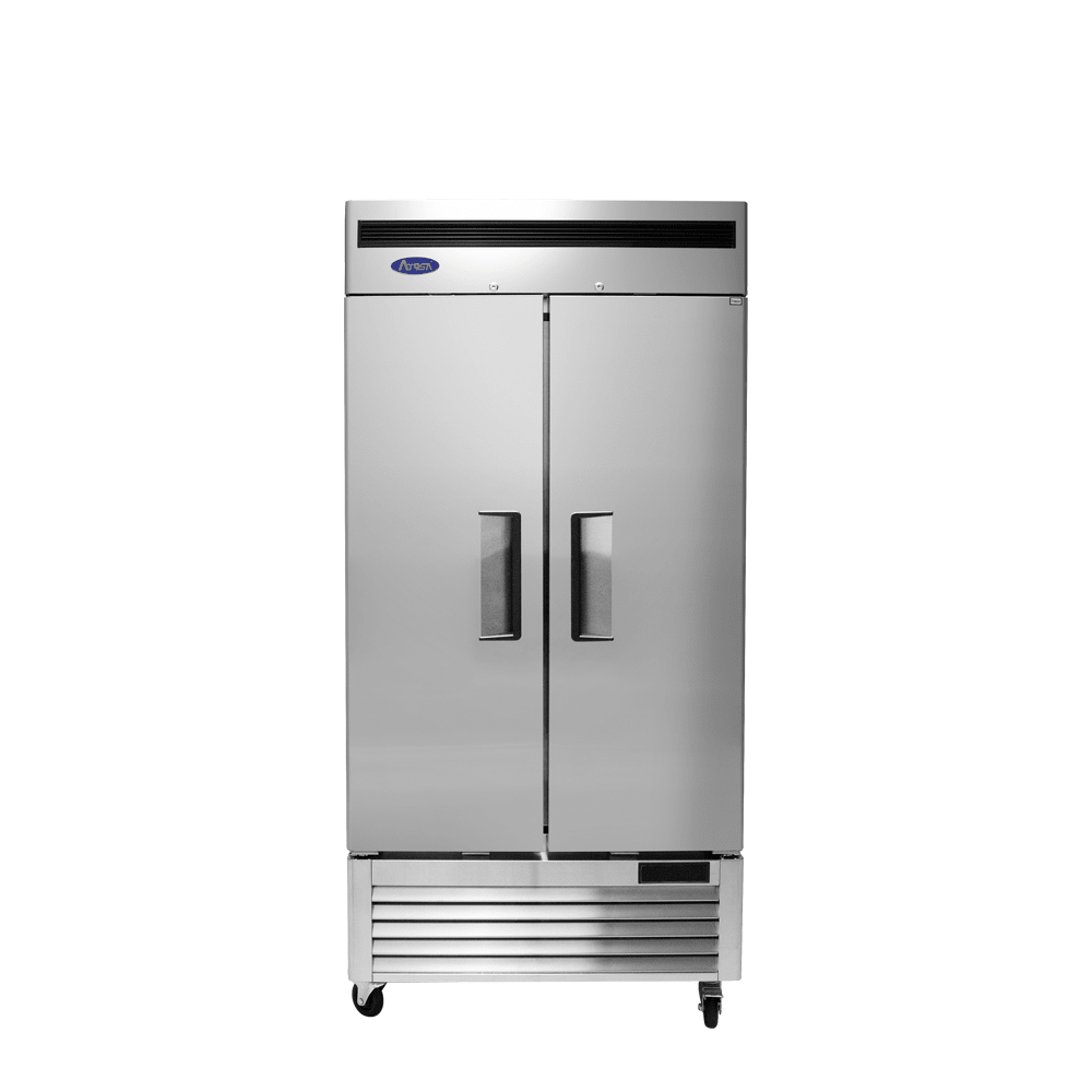 Atosa MBF8506GR Bottom Mount 2-Door Reach-In Refrigerator, 28.5 Cu. Ft.
