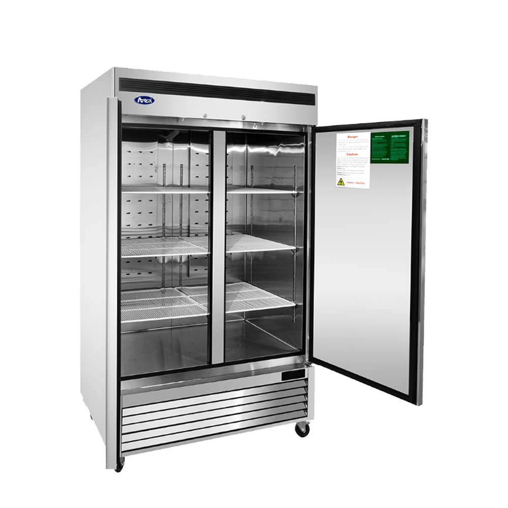 Atosa MBF8507GR 54" Bottom Mount 2-Door Reach-In Refrigerator, 43.8 Cu. Ft.