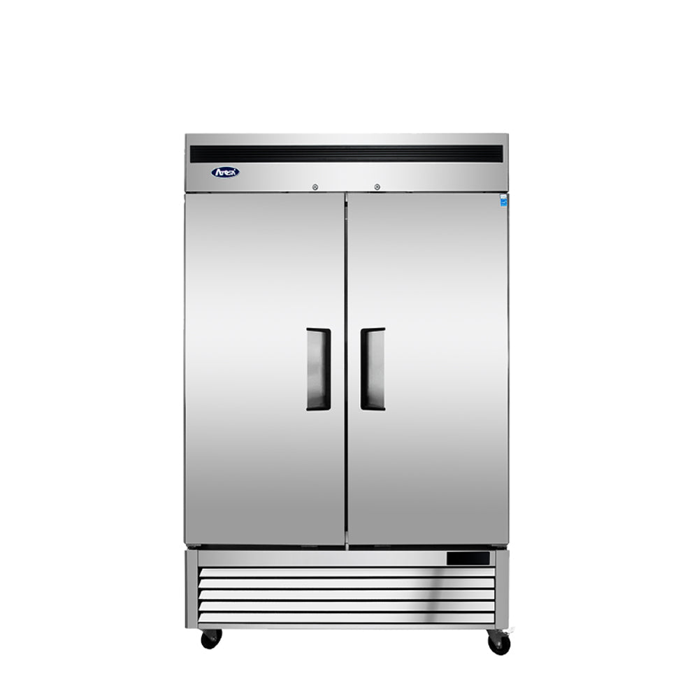 Atosa MBF8507GR 54" Bottom Mount 2-Door Reach-In Refrigerator, 43.8 Cu. Ft.