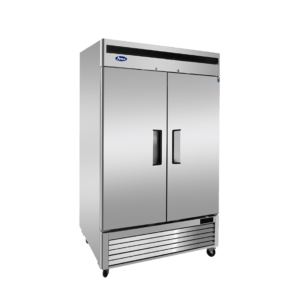 Atosa MBF8507GR 54" Bottom Mount 2-Door Reach-In Refrigerator, 43.8 Cu. Ft.