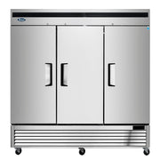 ATOSA MBF8508GR Bottom Mount 3 - Door Reach in Refrigerator