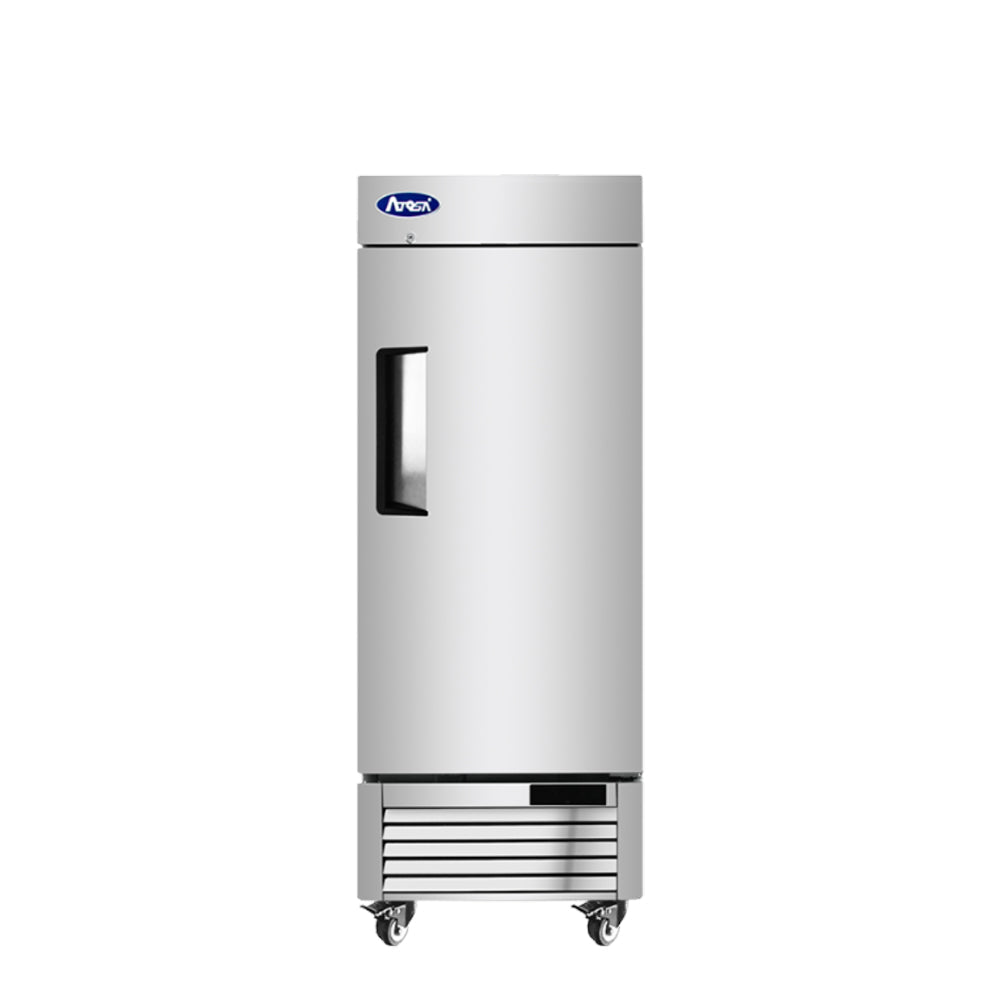 Atosa MBF8520GR 24" Bottom Mount 1-Door Low Height Reach-In Freezer, 8.3 Cu. Ft.