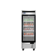 Atosa MCF8701GR 27" 1 Glass Door Reach-In Freezer, 19.1 Cu. Ft.