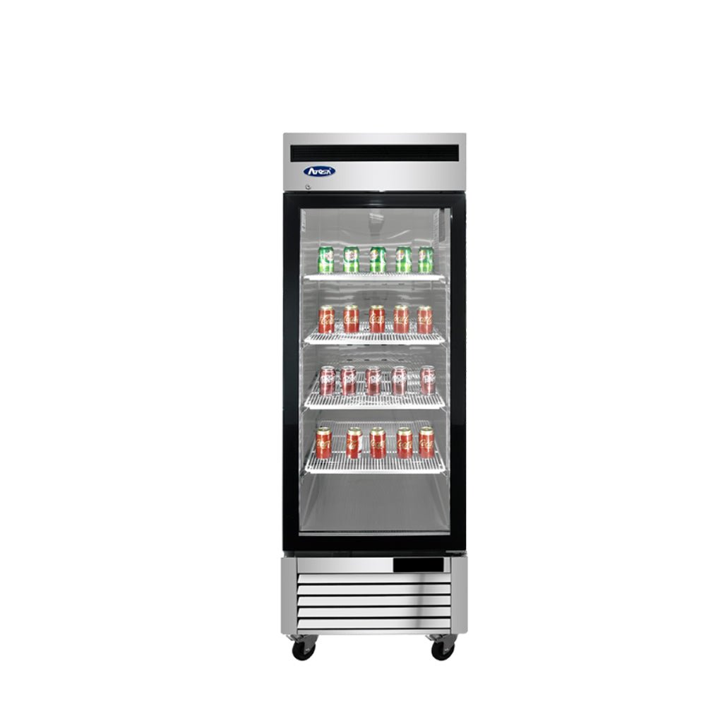 Atosa MCF8701GR 27" 1 Glass Door Reach-In Freezer, 19.1 Cu. Ft.