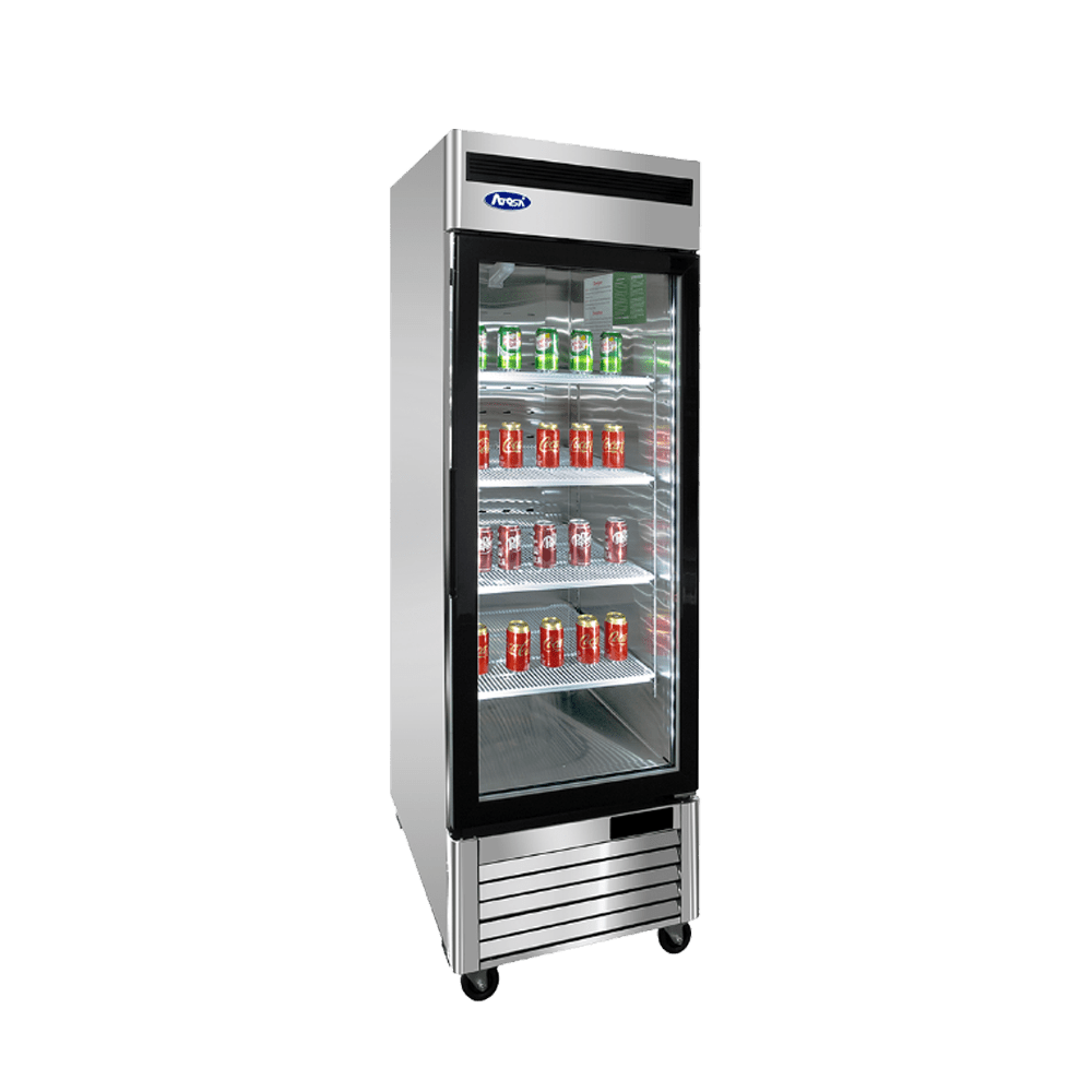 Atosa MCF8701GR 27" 1 Glass Door Reach-In Freezer, 19.1 Cu. Ft.