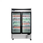 ATOSA MCF8703ES Bottom Mount 2 - Glass Door Freezer