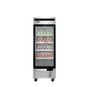 Atosa MCF8705GR 27" 1 Glass Door Merchandiser Cooler, 19.1 Cu. Ft.