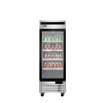 ATOSA MCF8705GR Bottom Mount 1 - Glass Door Refrigerator