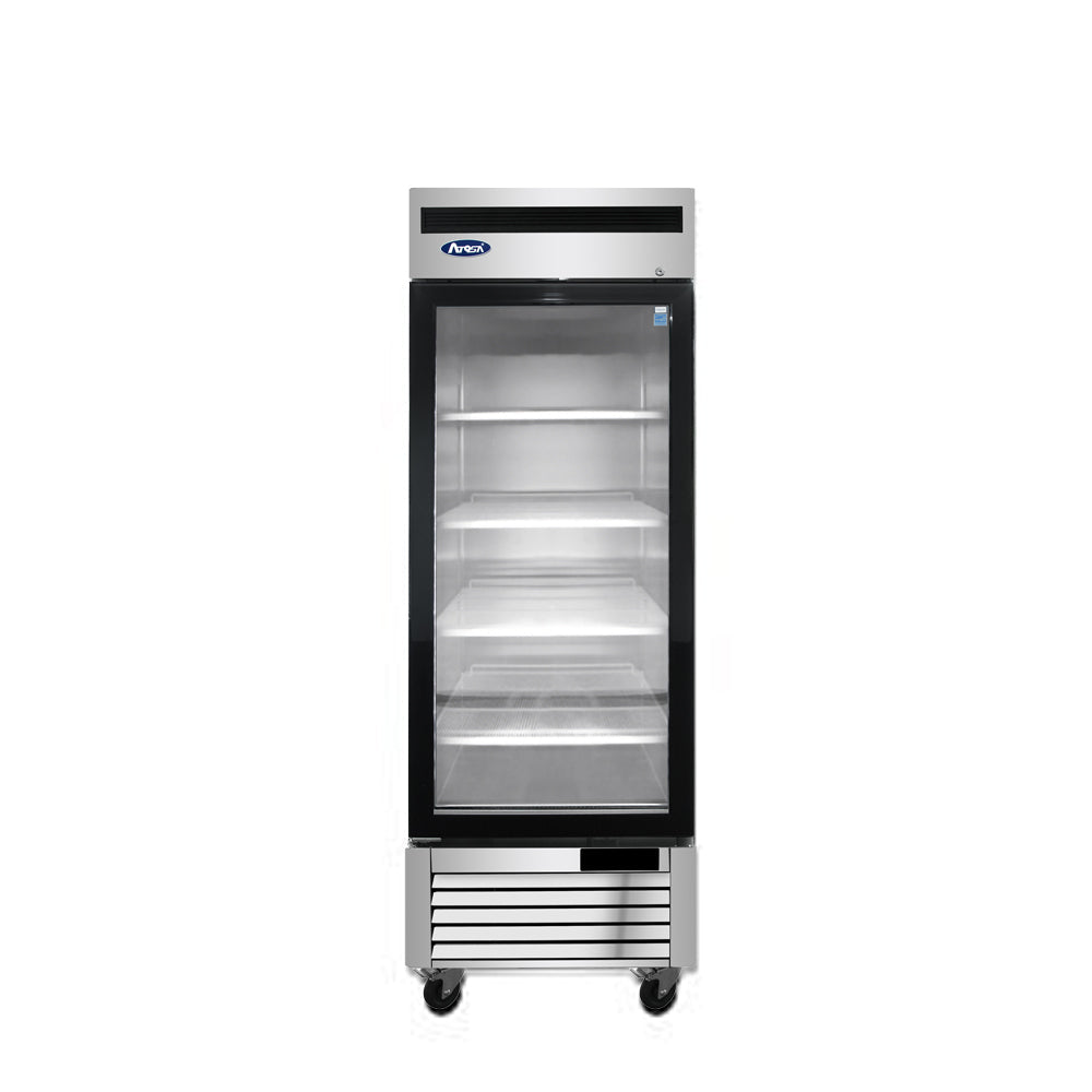 Atosa MCF8705GRL 27" 1 Glass Door Merchandiser Cooler, 19.1 Cu. Ft.