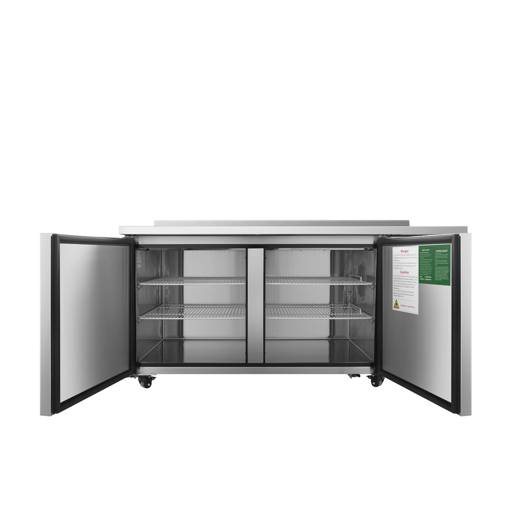 Atosa MGF67GR 67" Side Mount Worktop Refrigerator, 18.5 Cu. Ft.