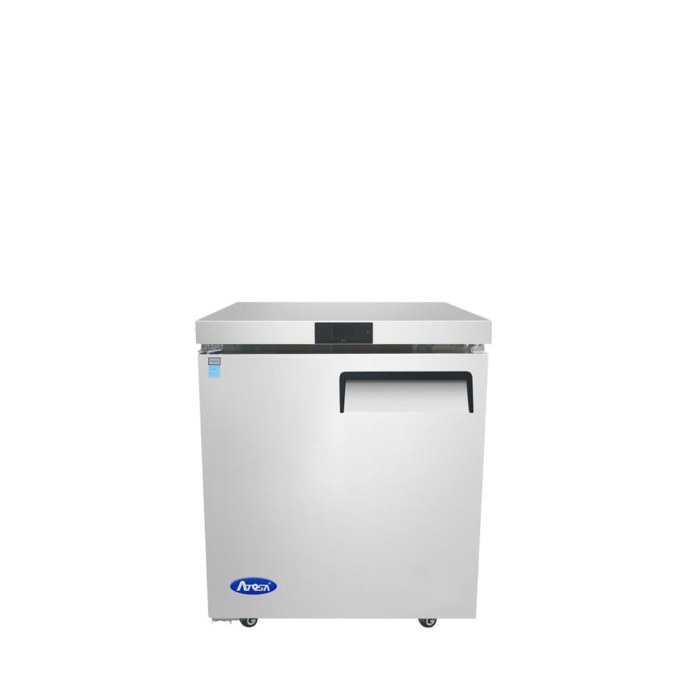 Atosa MGF8405GRL 27" Undercounter Freezer, Left-Hand Hinge, 7.2 Cu. Ft.
