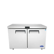 ATOSA MGF8409GR — 48″ Worktop Refrigerator with Backsplash, 13.4 Cu. Ft. by Atosa USA (atosa-mgf8409gr-48-worktop-refrigerator-with-backsplash-13-4-cu-ft)