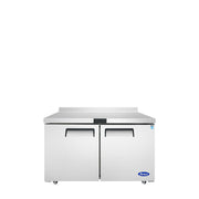 Atosa MGF8409GR 48" Worktop Refrigerator with Backsplash, 13.4 Cu. Ft.