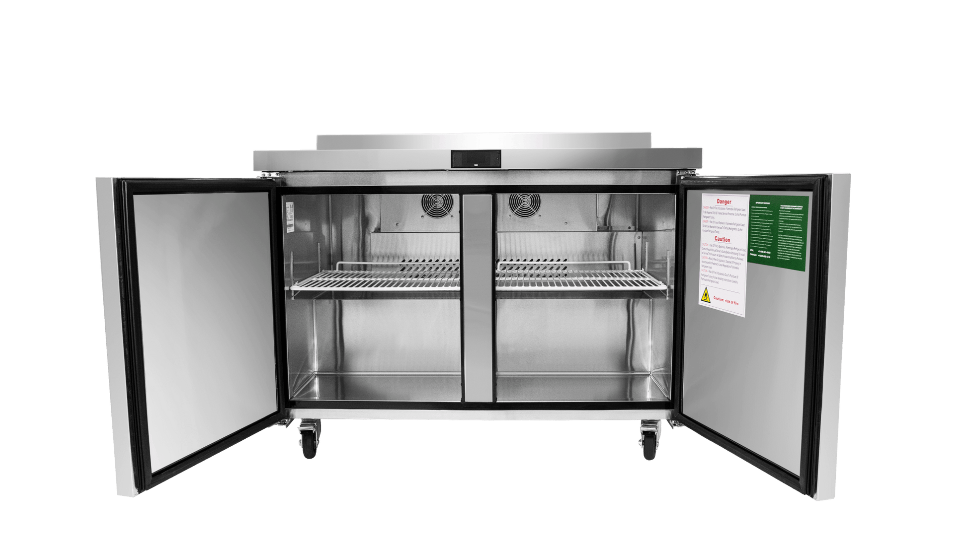 ATOSA MGF8413GR, 48″ Worktop Freezer with Backsplash, 13.4 Cu. Ft.