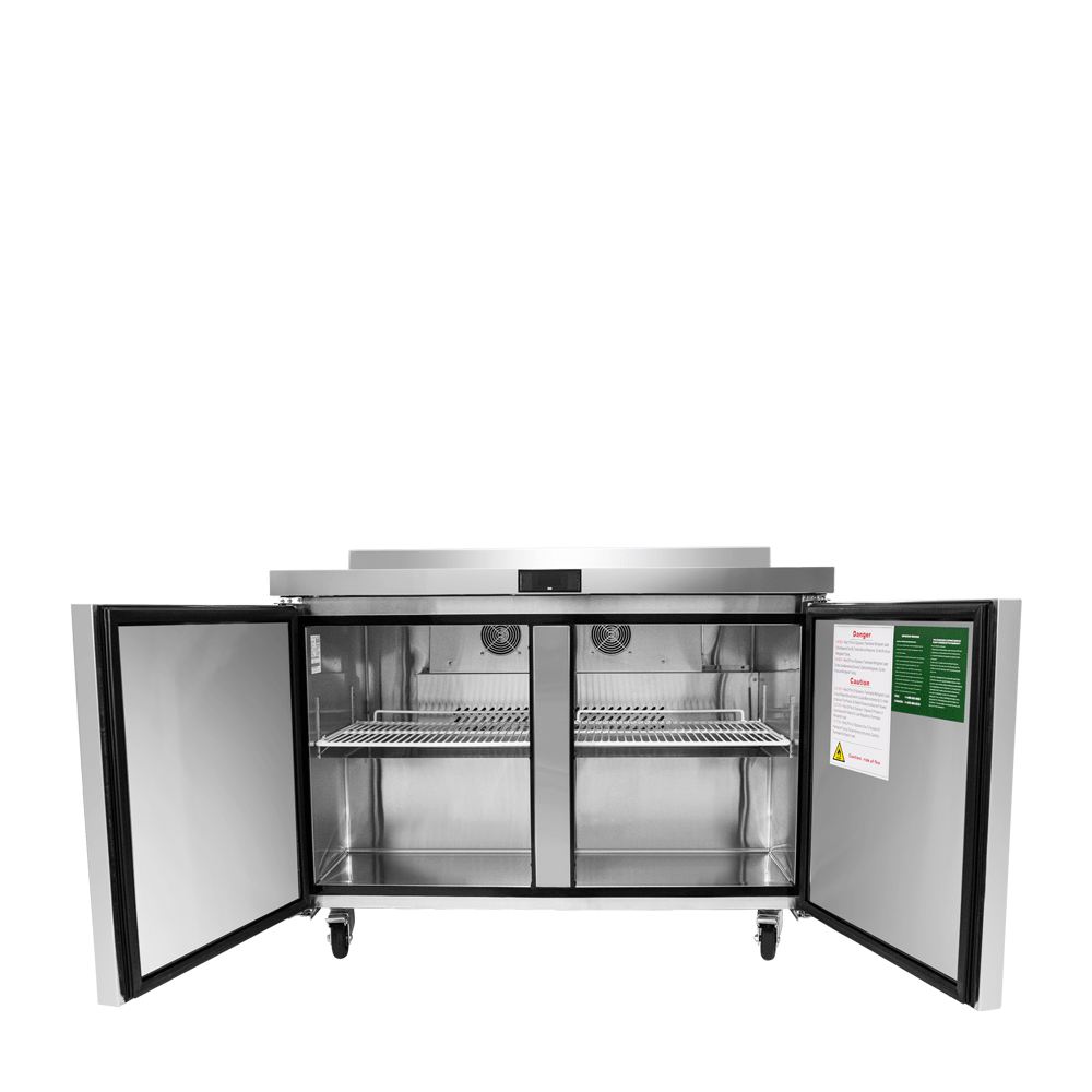 Atosa MGF8413GR 48" Worktop Freezer with Backsplash, 13.4 Cu. Ft.