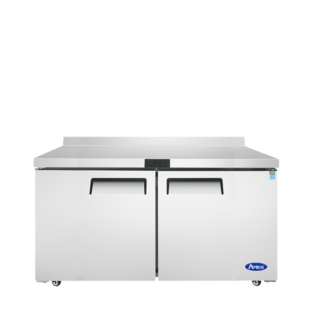Atosa MGF8414GR 60" Worktop Freezer with Backsplash, 17.2 Cu. Ft.