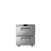 Atosa MGF8415GR 27" Two-Drawer Undercounter Refrigerator, 7.15 Cu. Ft.