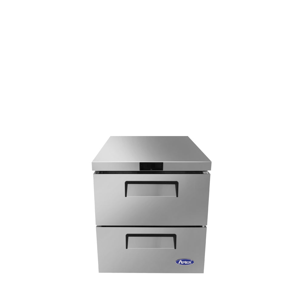 Atosa MGF8420GR 27" Undercounter Freezer with Drawers, 7.15 Cu. Ft.