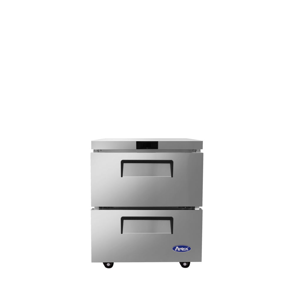 Atosa MGF8420GR 27" Undercounter Freezer with Drawers, 7.15 Cu. Ft.
