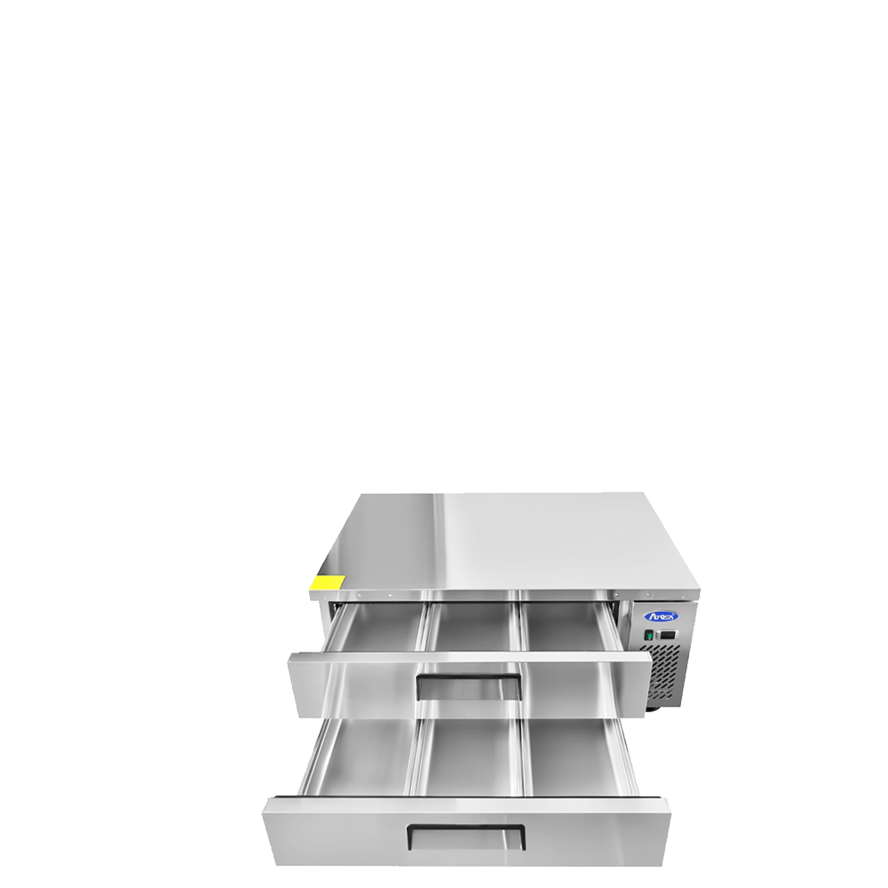 Atosa MGF8450GR 48" Refrigerated Chef Base, 7.7 Cu. Ft.